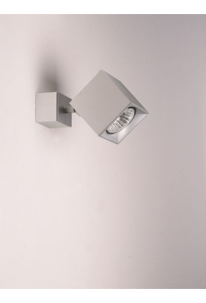 Dau GU10 - Aplică argintie ajustabilă